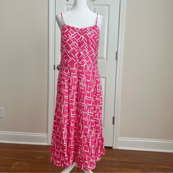Lemmie for Nina Leonard Linen Blend Dress - Picture 1 of 9